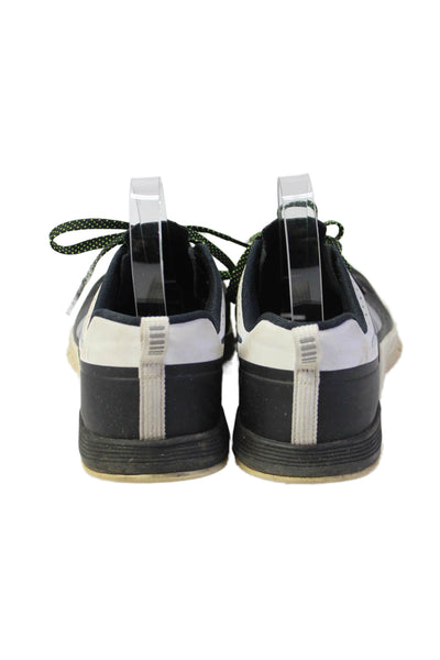 Nike Women's Lace Up Rubber Sole Trainer Sneakers Black Size 8