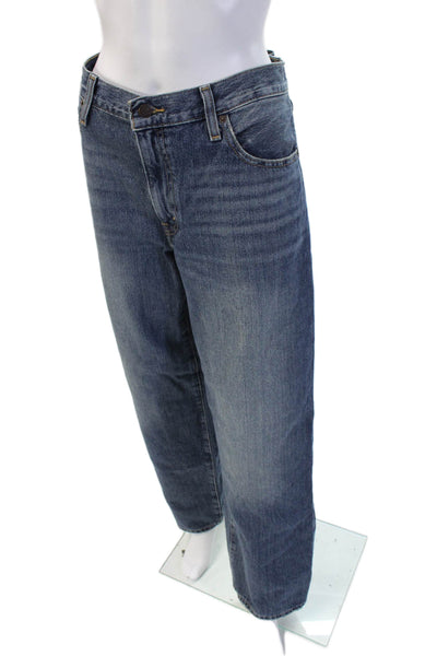 Levi's Mens Straight Wide Leg High Rise Jeans Blue Size 31
