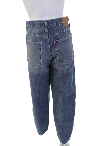 Levi's Mens Straight Wide Leg High Rise Jeans Blue Size 31