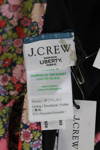 J Crew Women Pink Floral Swim Bottom Size S