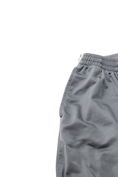 Adidas Boys Drawstring Casual Ankle Track Pants Gray Size XL