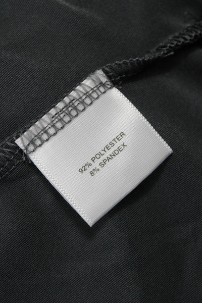 Peter Millar Mens Dark Gray Collared Button Polo Short Sleeve Big Tall Size L