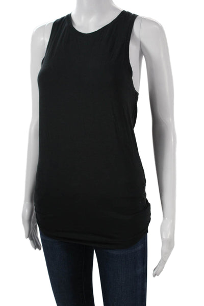Lululemon Womens Basic Sleeveless Tank Black Crew Neck Polyester Size 4
