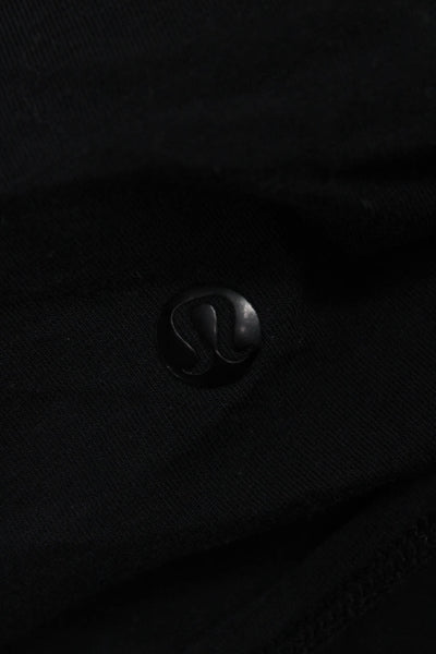 Lululemon Womens Basic Sleeveless Tank Black Crew Neck Polyester Size 4