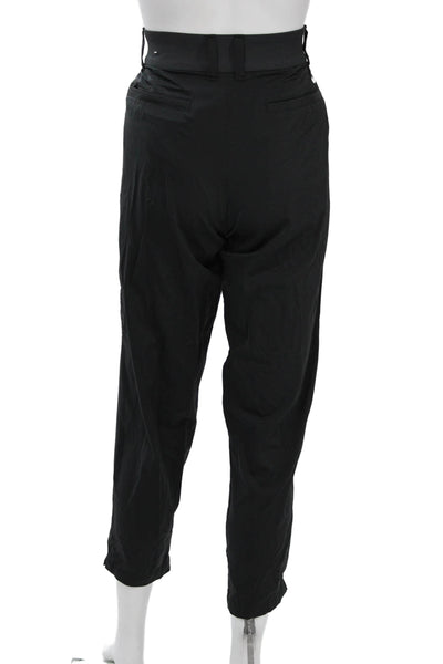 Nike Mens Black Ankle Cropped Pants Nylon Spandex Size M
