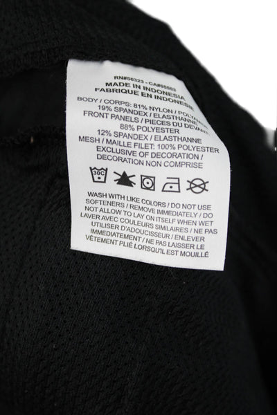 Nike Mens Black Ankle Cropped Pants Nylon Spandex Size M