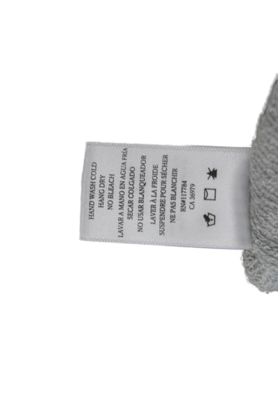 Rails Women Petites Henley Sweatshirt Gray Lace Up Long Sleeve Size S