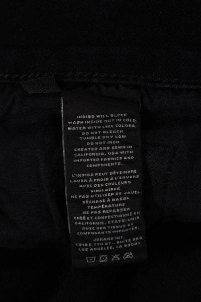 J Brand Womens Skinny Jeans Dark Blue Mid Rise Cotton Size 29
