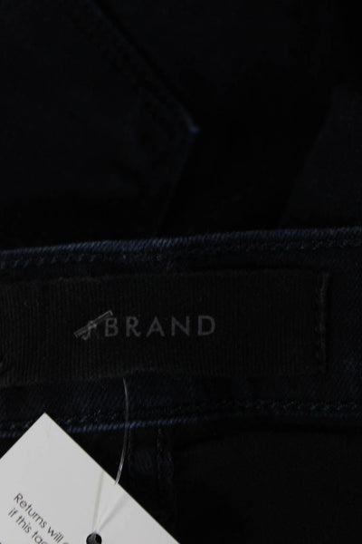 J Brand Womens Skinny Jeans Dark Blue Mid Rise Cotton Size 29