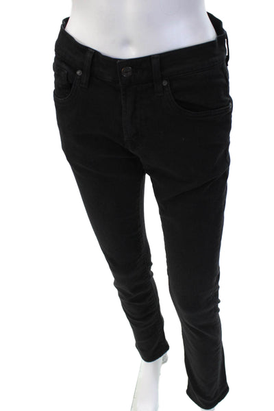7 For All Mankind Womens Skinny Jeans Black Size 29