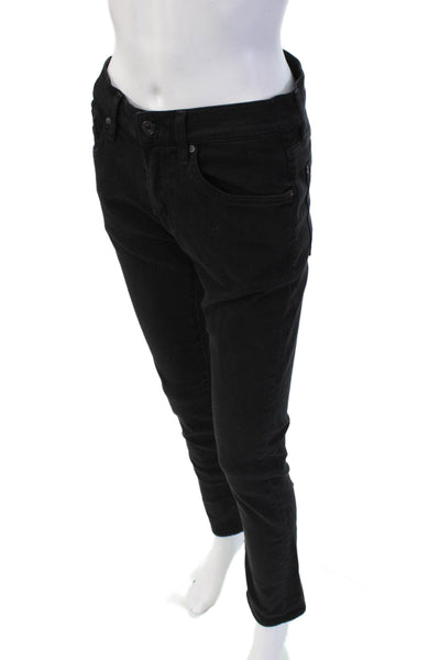 7 For All Mankind Womens Skinny Jeans Black Size 29