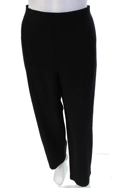 Eileen Fisher Womens Black Dress Pants Viscose Nylon Spandex Size 1X