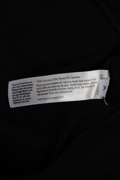 Eileen Fisher Womens Black Dress Pants Viscose Nylon Spandex Size 1X