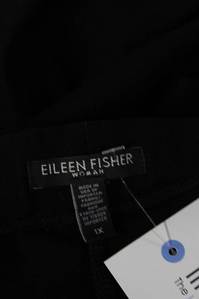 Eileen Fisher Womens Black Dress Pants Viscose Nylon Spandex Size 1X