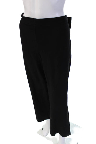Eileen Fisher Womens Cropped Black Pants Viscose Blend Size 1X