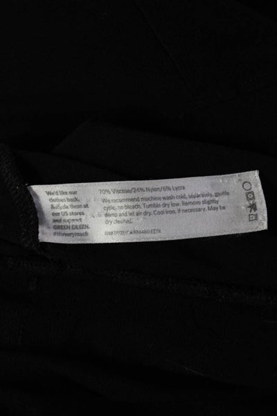 Eileen Fisher Womens Cropped Black Pants Viscose Blend Size 1X