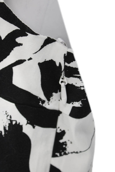 City Chic Women Black Floral Overall Dress Size M