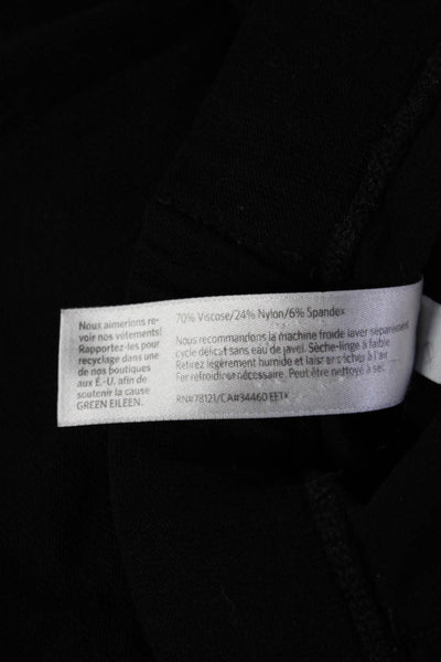 Eileen Fisher Women Black Viscose Blend Sweatpants Size 2X