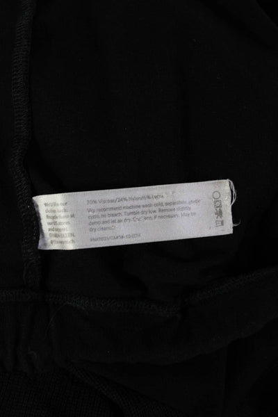 Eileen Fisher Women Black Dress Pants Stretch Viscose Spandex Plus Size 2X