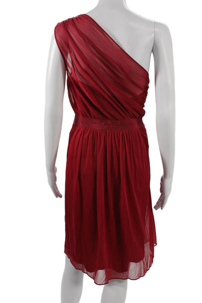 Adrianna Papell Womens A-Line Dress Red Size 14