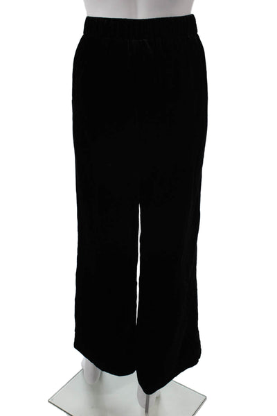 J Crew Women Dress Pants Black Viscose Blend Size 12 Tall