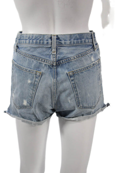 Rag & Bone Jean Womens Light Blue Cotton 90s Shorts Size 25