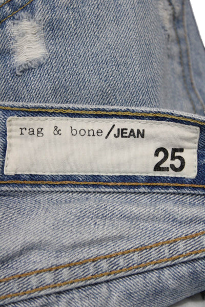 Rag & Bone Jean Womens Light Blue Cotton 90s Shorts Size 25