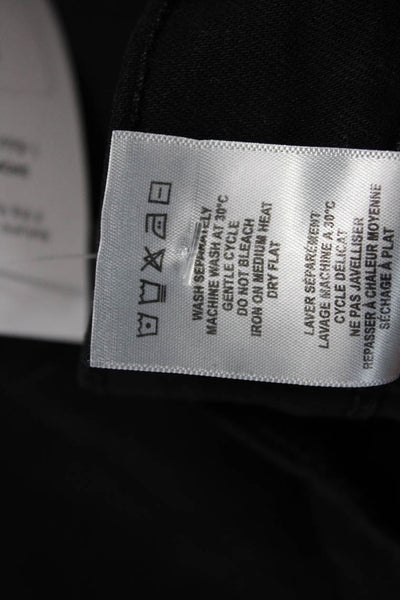 DL1961 Women Cropped Straight Jeans Black High Rise Size 26