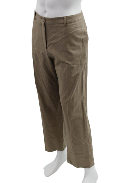 Giorgio Armani Womens Dress Pants Dark Blue Wool Solid Size 50