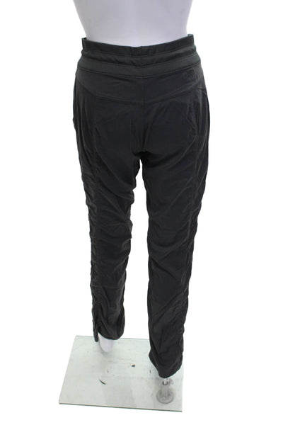 The North Face Womens Jogger Pants Black Poly Spandex Drawstring Size S