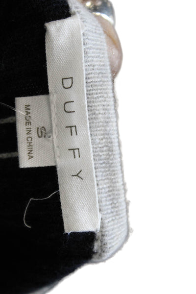 Duffy Women Cashmere Cardigan Dark Blue V-Neck Button Long Sleeve Size S