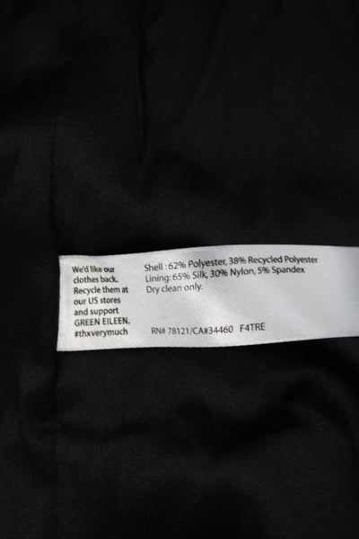 Eileen Fisher Women Black Button Blazer Long Sleeve Size 14P
