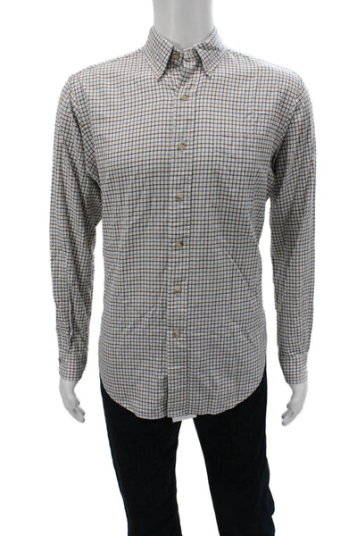 Ralph Lauren Blue Label Mens Plaid Classic Fit Shirt Multi Colored Size Medium