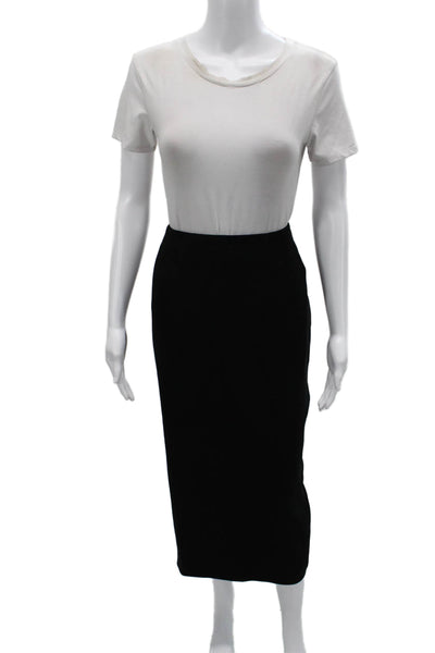 Linda Allard Ellen Tracy Womens Straight Pencil Skirt Black Size 16