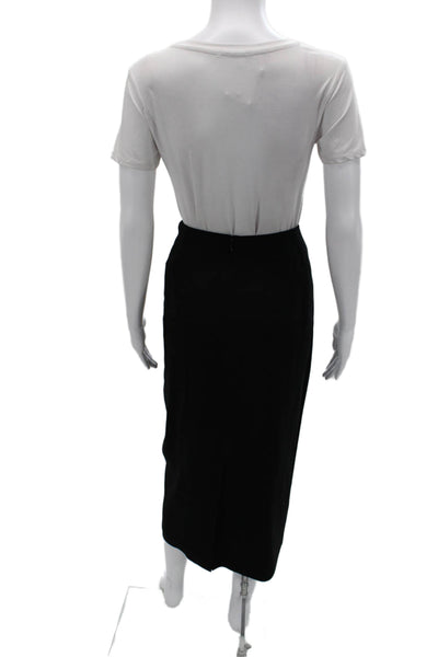 Linda Allard Ellen Tracy Womens Straight Pencil Skirt Black Size 16