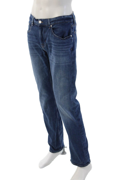 7 For All Mankind Mens Dark Blue Straight Jeans Size 32