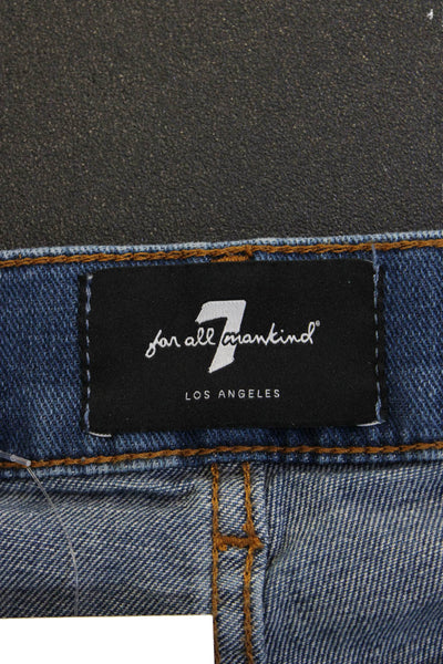 7 For All Mankind Mens Dark Blue Straight Jeans Size 32