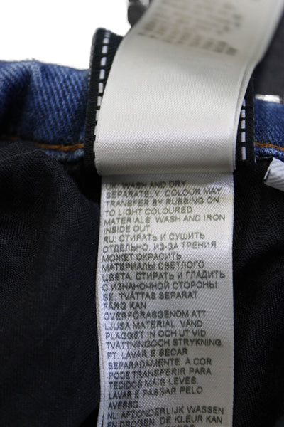 7 For All Mankind Mens Dark Blue Straight Jeans Size 32