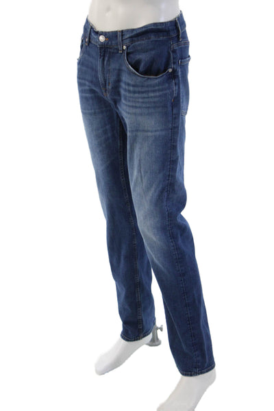 7 For All Mankind Mens Straight Blue Jeans Size 32