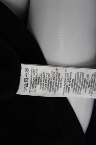 French Connection Womens Bodycon Pencil Dress Black Midi Size 4