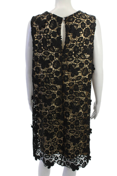 No Secrets Women Shift Floral Butterfly Beige Dress Size 48