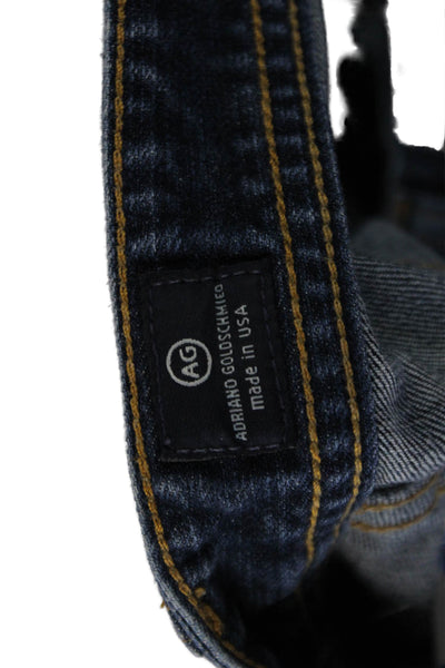 AG Adriano Goldschmied Mens Dark Blue Straight Jeans Size 36