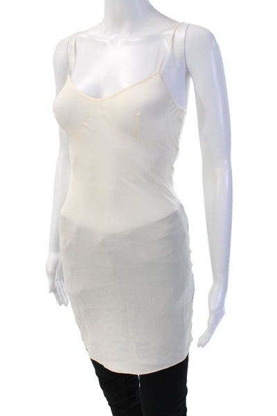 Sass & Bide Womens Silk Sleeveless Slip Dress Beige Size 36