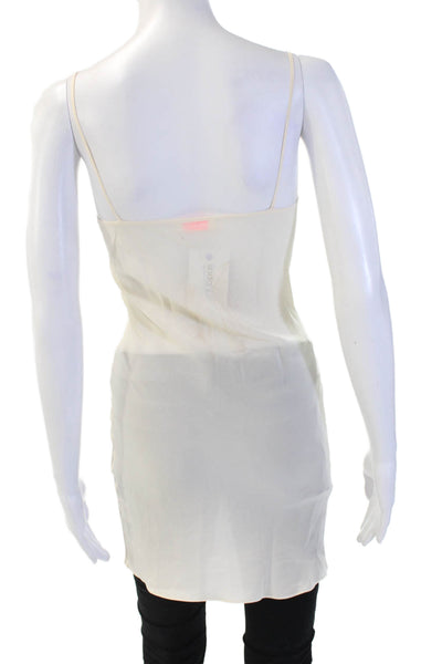Sass & Bide Womens Silk Sleeveless Slip Dress Beige Size 36