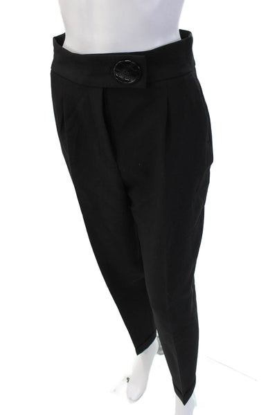 Zara Women Dress Pants Black Button Closure Size S