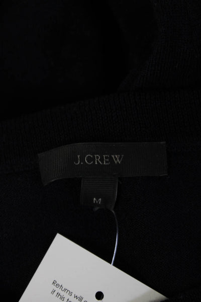 J Crew Womens Dark Blue 100% Merino Wool Pullover Sweater Size M
