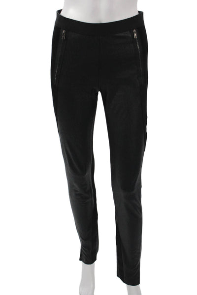 BCBGMAXAZRIA Womens Ankle Jegging Pants Black 100% Polyurethane Size S