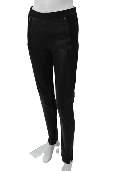 BCBGMAXAZRIA Womens Ankle Jegging Pants Black 100% Polyurethane Size S