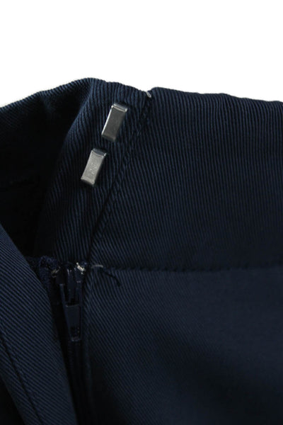 Zara Mens Carpenter Pants Dark Blue Hook Eye Cotton Lyocell Size M