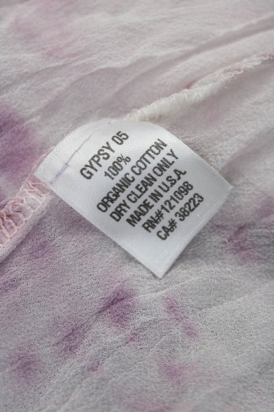 Gypsy 05 Womens Purple Maxi Slip Dress Organic Cotton Boho Sleeveless Size M